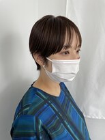 ワク(WAKU)&nbsp;セミウェットなヌーディーマッシュショートヘルシースタイル