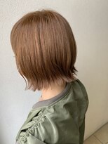 オウルヘアー(Owl hair) ブリーチなしのWカラー/透明感ベージュ