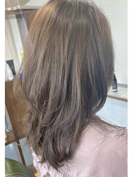 シュクルヘアー(Sucre Hair) 艶っぽレイヤー*くすみグレージュ