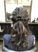 ピン4本!キレイめハーフアップ《ラムネhairヒサマツマユミ》
