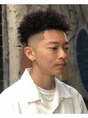 アフロ×スキンフェード <理容室> <高円寺> 