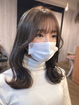 リノ 船橋(Lino)&nbsp;【ショコラベージュ】韓国風フェザーバング