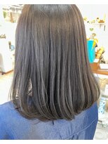 フラバー(flover) ブリーチなし【透明感グレージュxラベンダー】ツヤもしっかり