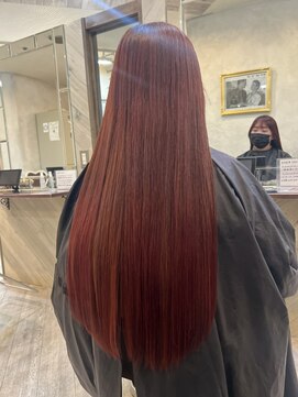 アンジェリカラボ 梅田店(ANGELICA LABO) しっとりまとまり艶髪艶カラー髪質改善トリートメント【川又】