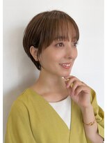 ハピネス クローバー 学園前店(Happiness CLOVER)&nbsp;丸みショート/髪質改善/ベージュ/透明感/20代30代40代50代