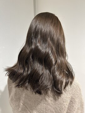 シアター 表参道青山(THEATER) ブリーチなしで出来るキャラメルベージュ