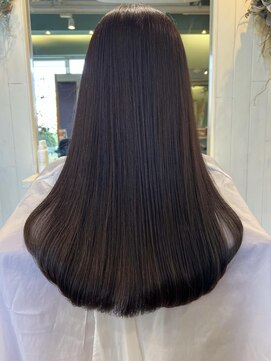 トリコ ショップアンドヘアサロン(tricot shop hair salon) オーガニックカラーで柔らかいラベンダーヘア