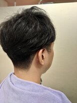 ヘアーカットデザインサロン スマッシュ 田町店(Hair cut design salon Smash)&nbsp;爽やかショートマッシュ ツーブロック ビジネス 学生 黒髪　束感