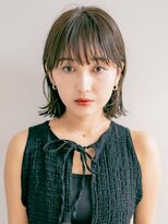 ベンジー 小倉店(benji)&nbsp;ウェットで耳掛けボブ　3