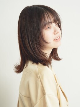 ルクスドレ 新宿(Luxe doree') 外ハネボブ/エギョモリ/菱形ボブ/ペールベージュ[新宿]