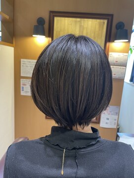 チアー ヘアリラクゼーション(cheer HAIRRELAXATION) 前下がりショートボブ