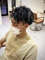 エルマーク(L-MARK) センターパート_ホワイトメッシュ