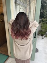 ラピッツヘアデザイン(la Pitt's hair design) グラデーションカラーピンク