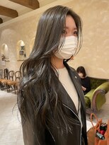 ロング・暗髪ロング・オリーブカラー・銀座日比谷有楽町20代30代