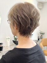 ファチュール(fAture.) 脱白髪染め　オリーブベージュ　ハイライト　白髪ぼかし　50代