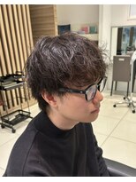 アッシュ 稲田堤店(Ash) シャドウパーマ×マッシュ