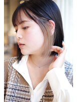 ネオリーブルカ 御茶ノ水店(Neolive Luca)&nbsp;黒髪インナーカラーベージュ