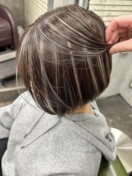 アポロ 横浜駅店(apollo) ハイライトバレイヤージュダブルカラーシャドウルーツ