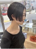 伸ばしかけハンサムショート☆縮毛矯正【村山武史】