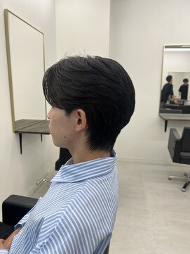 ステージ(STAGE) ダウンパーマ ニュアンスパーマ センターパート