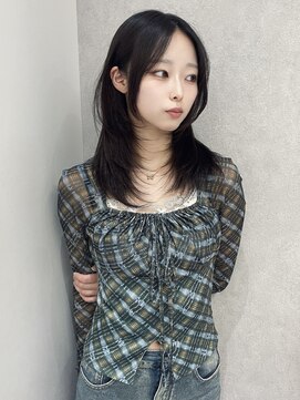 ジーナ 福岡天神(Zina) 韓国ハッシュカット/ミディアムレイヤー/Zina福岡天神