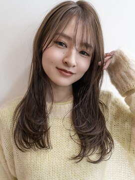 スミス 秋葉原(Smith) レイヤーカットハッシュカット顔まわりミディアムロング