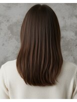 オンク 新宿(onk)&nbsp;黒髪/グレーベージュ/レイヤーロング/前髪パーマ[新宿駅]