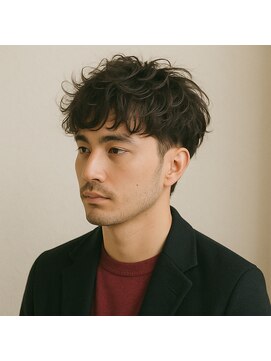 スープレックス ヘアーデザイン(SOUPREX HAIR DESIGN) 大人メンズツーブロックニュアンスパーマ　20代 30代 40代 50代