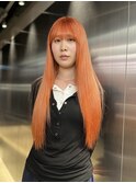 クラゲヘアー/小顔に見せるヘア/ココアベージュ/栄