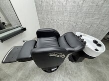 可動式シャンプー台なので、移動なしでおくつろぎ下さい