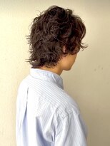 モナン(monan)&nbsp;サーフカールフェザーパーマフェザーウルフパーマメンズパーマ