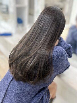 【Lufeli】いとうりお　オリーブグレー/髪質改善/ダブルカラー