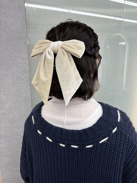 ボタン ハカタ(VOTAN hakata) 【votan sanae】ハーフアップ/liveヘアメ/ボブアレンジ