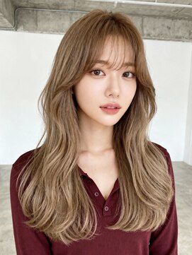 エイチ 大阪梅田(H) マッシュウルフボブパーマミルクティーベージュシルバーアッシュ