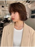 天神 ボブ レイヤーカット ボブパーマ