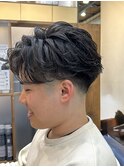フェザーパーマ/テーパーフェード/メンズカット