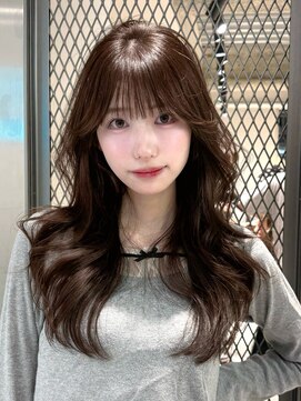 ロンドウル 熊本(Lond ulu) ミディアムヘア/暗めカラー/デザインカラー/韓国ヘア/髪質改善