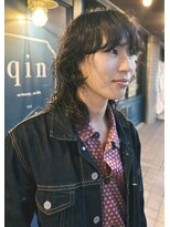 クイン(qin)&nbsp;メンズロングウルフパーマ