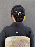 綺麗めシニヨン