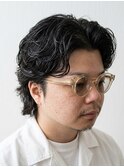 ニュアンスパーマ×ウルフ・センターパート