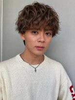 トリッカ シブヤ(TRICCA SHIBUYA)&nbsp;メンズカットパーマフェザーニュアンス毛流れマッシュ渋谷
