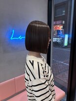 ロンドポレール 北千住(Lond polaire) 韓国ボブ韓国レイヤーミルクティーベージュ