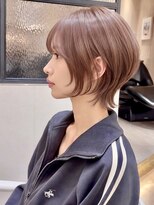 シー バイ ロンド 新宿(Sea by Lond)&nbsp;【福島】ラテベージュ耳かけくびれヘアショートウルフ新宿