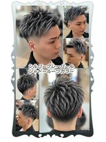 ヘアーファクトリー☆マハロ(Hair Factory☆MAHARO)&nbsp;シルバーグレーパールシャドールーツカラー