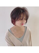 ビューティーサロン クイーン(beauty salon QUEEN)&nbsp;ボルドーなインナーカラーを潜ませて色気の中にも可愛さを♪