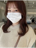 シースルーバング　韓国風くびれヘア　bymisaki
