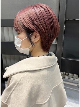 クリアーオブヘアー 一社店(clear OF HAIR) ベリーピンク×インナーグレー