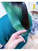 トーク 伊丹本店(TAL'KE)&nbsp;TAL'KE/インナーカラー×グリーン_856