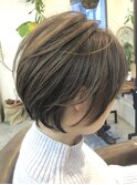 ナチュラルショート／30代40代ショート