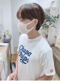 【松戸 岩口】襟足あり耳かけハンサムショート